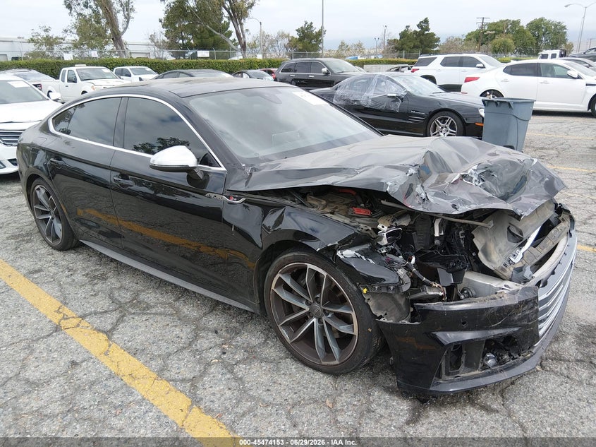 2019 Audi S5 VIN WAUB4CF58KA091014 IAAI salvage auction — FRONT END, Salvage (California), sold $625 on 2026-07-28 (photo 1)
