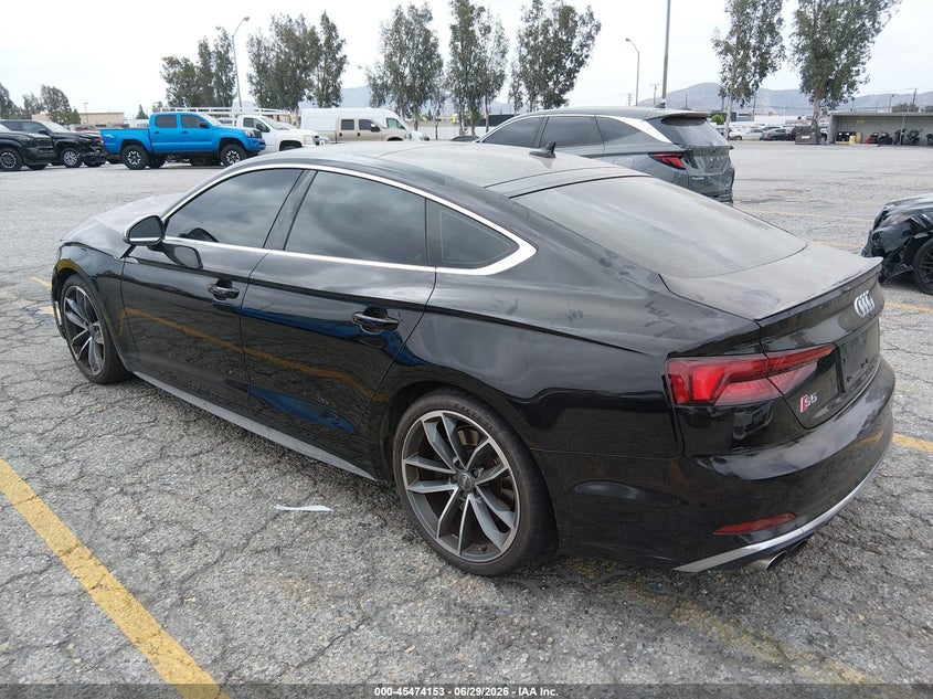 2019 Audi S5 VIN WAUB4CF58KA091014 IAAI salvage auction — FRONT END, Salvage (California), sold $625 on 2026-07-28 (photo 3)
