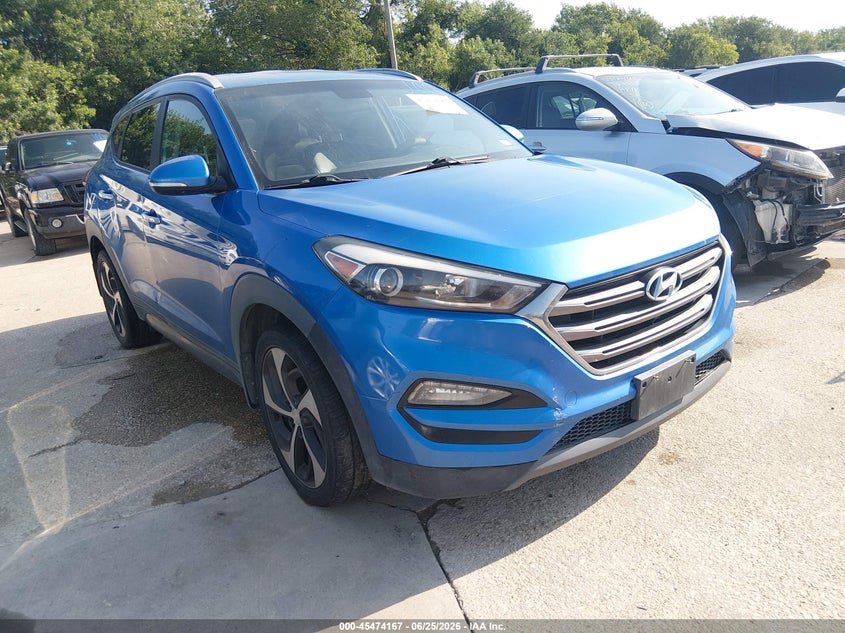 2016 Hyundai Tucson VIN KM8J3CA26GU124043 IAAI salvage auction — NORMAL WEAR, Original (Texas), sold $3,700 on 2026-07-13 (photo 1)