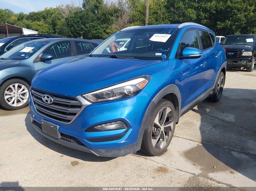 2016 Hyundai Tucson VIN KM8J3CA26GU124043 IAAI salvage auction — NORMAL WEAR, Original (Texas), sold $3,700 on 2026-07-13 (photo 2)