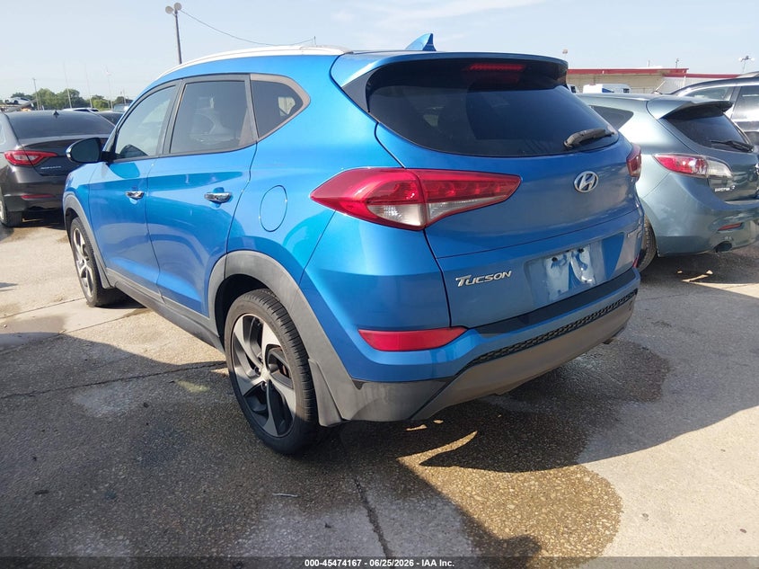 2016 Hyundai Tucson VIN KM8J3CA26GU124043 IAAI salvage auction — NORMAL WEAR, Original (Texas), sold $3,700 on 2026-07-13 (photo 3)