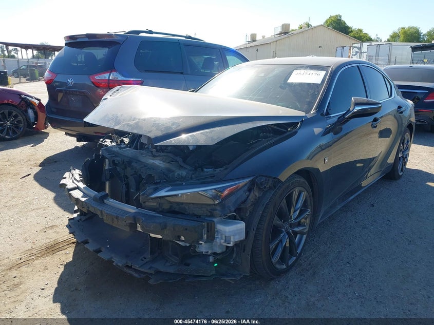 2023 Lexus Is VIN JTHGZ1B23P5063257 IAAI salvage auction — FRONT END, Salvage (California), sold $4,950 on 2026-07-28 (photo 2)