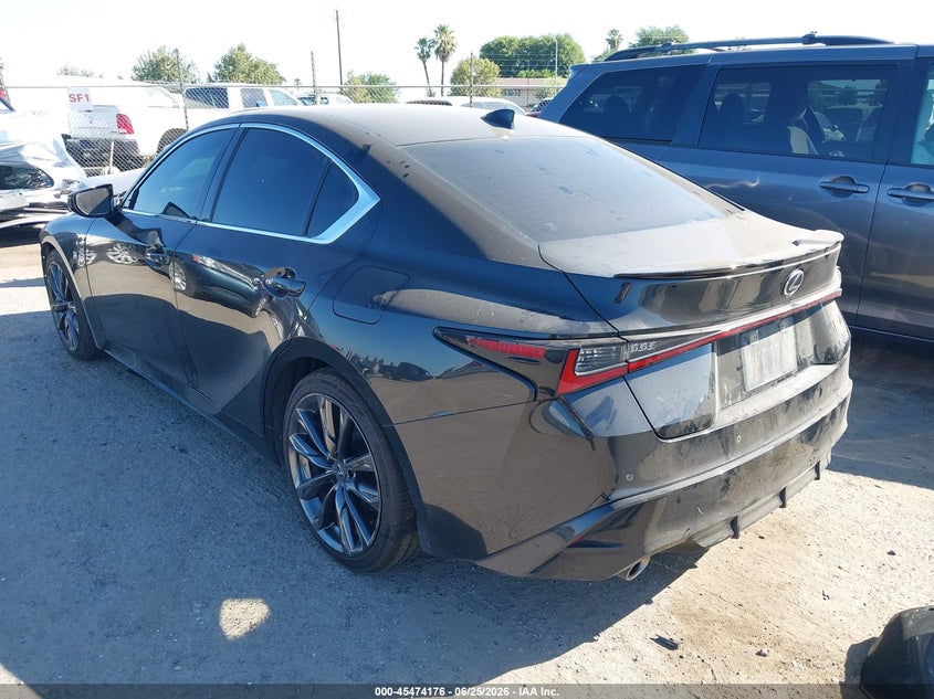 2023 Lexus Is VIN JTHGZ1B23P5063257 IAAI salvage auction — FRONT END, Salvage (California), sold $4,950 on 2026-07-28 (photo 3)