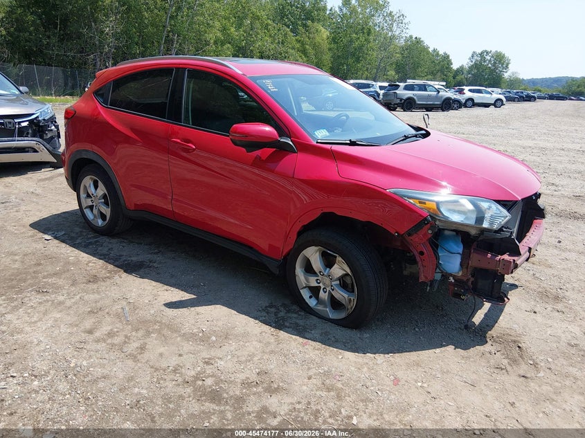 2016 Honda Hr-v VIN 3CZRU6H72GM714410 IAAI salvage auction — FRONT END, Wait Title, sold $7,000 on 2026-08-19 (photo 1)