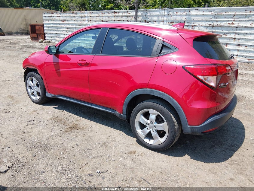 2016 Honda Hr-v VIN 3CZRU6H72GM714410 IAAI salvage auction — FRONT END, Wait Title, sold $7,000 on 2026-08-19 (photo 3)