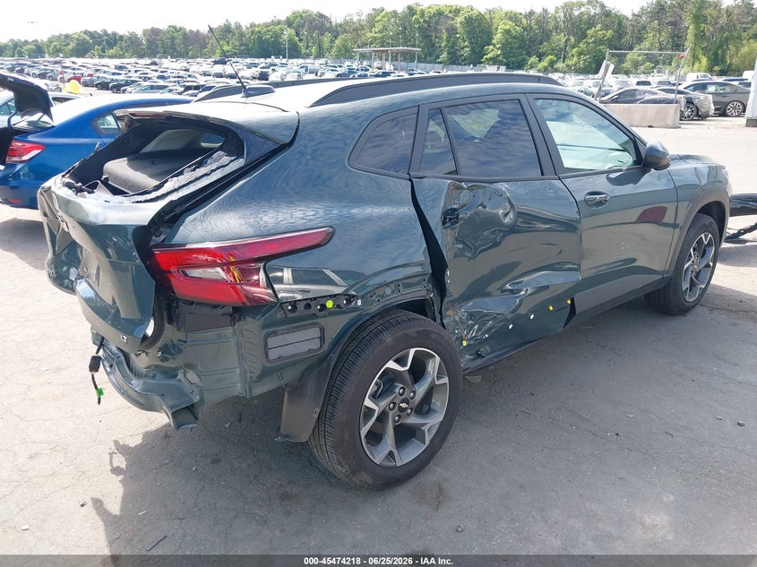 2025 Chevrolet Trax VIN KL77LHEP3SC241642 IAAI salvage auction — REAR END, Salvage Title, sold $4,150 on 2026-07-21 (photo 4)
