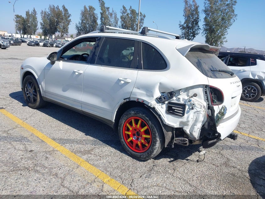 2014 Porsche Cayenne VIN WP1AA2A21ELA08528 IAAI salvage auction — REAR END, Salvage (California), sold $1,850 on 2026-07-28 (photo 3)