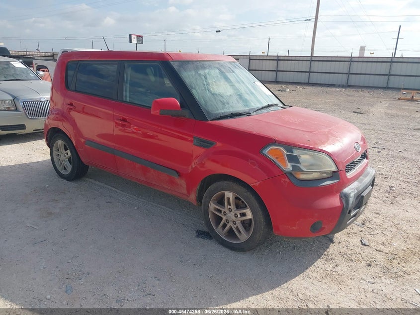 2011 Kia Soul VIN KNDJT2A28B7239037 IAAI salvage auction — NORMAL WEAR, Original (Texas), sold $475 on 2026-07-09 (photo 1)