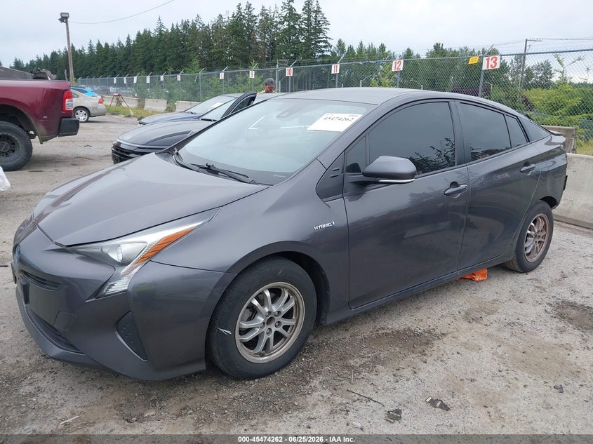 2017 Toyota Prius VIN JTDKBRFU2H3554944 IAAI salvage auction — REAR END, Bill Of Sale (Washington), sold $1,550 on 2026-07-09 (photo 2)
