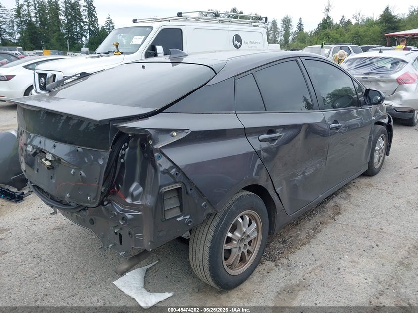 2017 Toyota Prius VIN JTDKBRFU2H3554944 IAAI salvage auction — REAR END, Bill Of Sale (Washington), sold $1,550 on 2026-07-09 (photo 4)