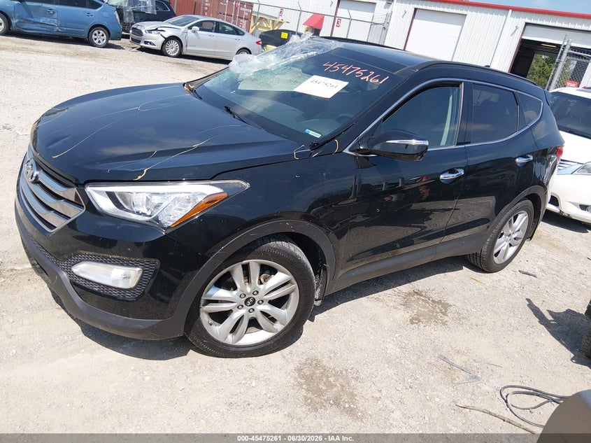 2016 Hyundai Santa fe VIN 5XYZWDLAXGG310064 IAAI salvage auction — FRONT END, Salvage (Kentucky), sold $1,850 on 2026-07-29 (photo 2)
