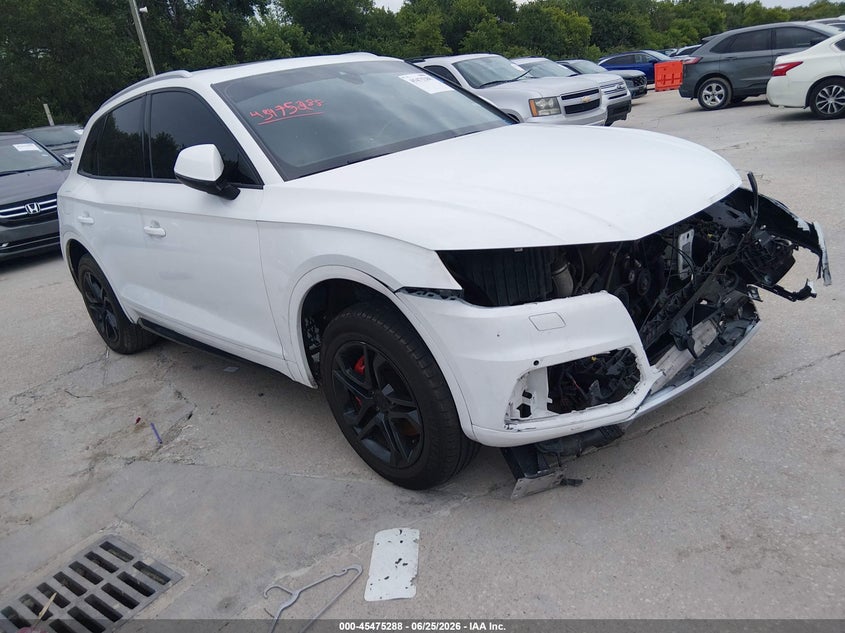 2018 Audi Q5 VIN WA1ANAFY1J2009914 IAAI salvage auction — NORMAL WEAR, Original (Texas), sold $1,300 on 2026-07-29 (photo 1)