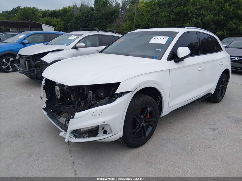 2018 Audi Q5 VIN WA1ANAFY1J2009914 IAAI salvage auction — NORMAL WEAR, Original (Texas), sold $1,300 on 2026-07-29 (photo 2)