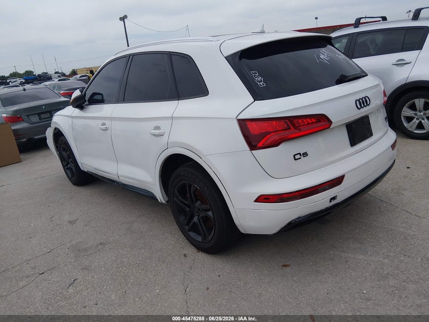 2018 Audi Q5 VIN WA1ANAFY1J2009914 IAAI salvage auction — NORMAL WEAR, Original (Texas), sold $1,300 on 2026-07-29 (photo 3)