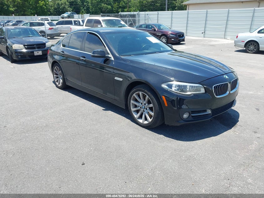 2015 BMW 5 series VIN WBA5B1C51FG127138 IAAI salvage auction — NORMAL WEAR, Repossession Paperwork (Georgia), sold $25 on 2026-07-29 (photo 1)