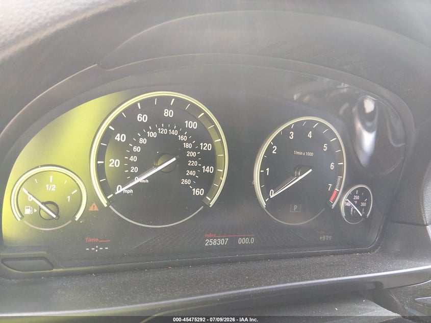2015 BMW 5 series VIN WBA5B1C51FG127138 IAAI salvage auction — NORMAL WEAR, Repossession Paperwork (Georgia), sold $25 on 2026-07-29 (photo 7)