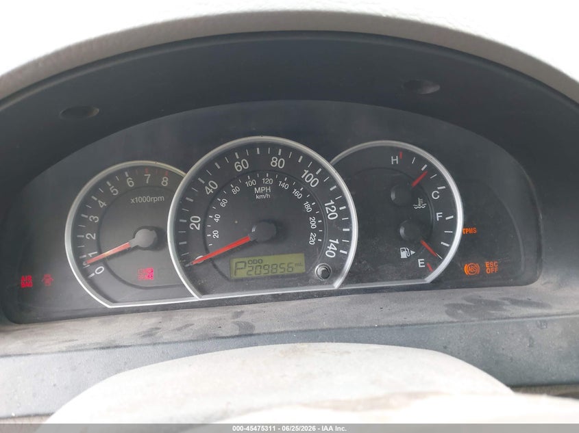 2009 Kia Sorento VIN KNDJD735295888789 IAAI salvage auction — NORMAL WEAR, Repossession Paperwork (South Carolina), sold $325 on 2026-07-28 (photo 6)