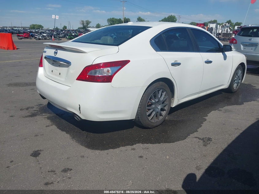 2009 Nissan Maxima VIN 1N4AA51E69C815412 IAAI salvage auction — NORMAL WEAR, Clear (Utah), sold $250 on 2026-07-09 (photo 4)
