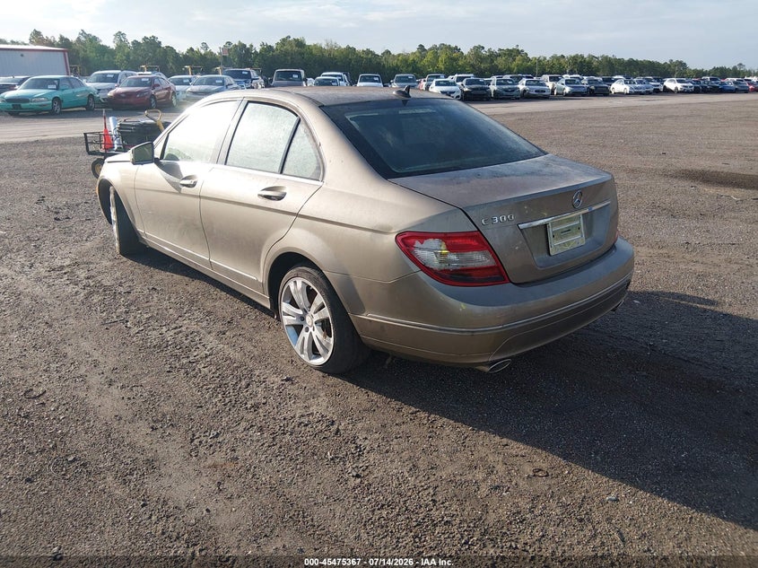 2011 Mercedes-benz C-klasse VIN WDDGF5EB2BA466455 IAAI salvage auction — FRONT END, Clear (Alabama), sold $275 on 2026-08-11 (photo 3)