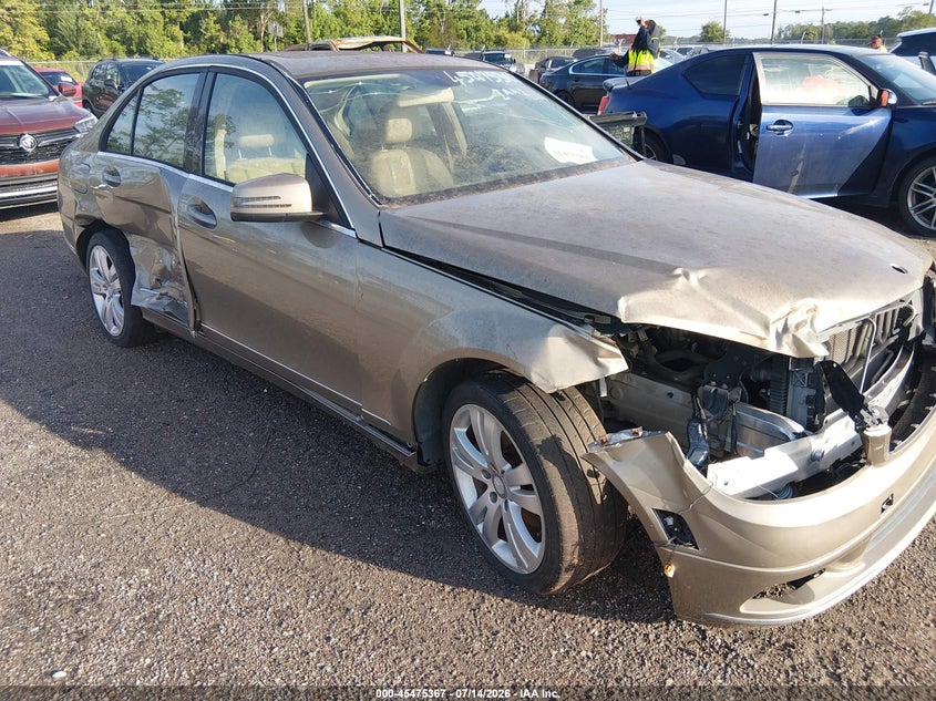 2011 Mercedes-benz C-klasse VIN WDDGF5EB2BA466455 IAAI salvage auction — FRONT END, Clear (Alabama), sold $275 on 2026-08-11 (photo 6)