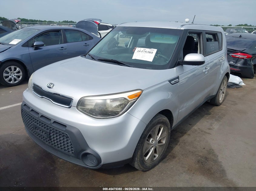 2016 Kia Soul VIN KNDJN2A23G7841880 IAAI salvage auction — THEFT, Salvage (North Carolina), sold $25 on 2026-07-29 (photo 2)