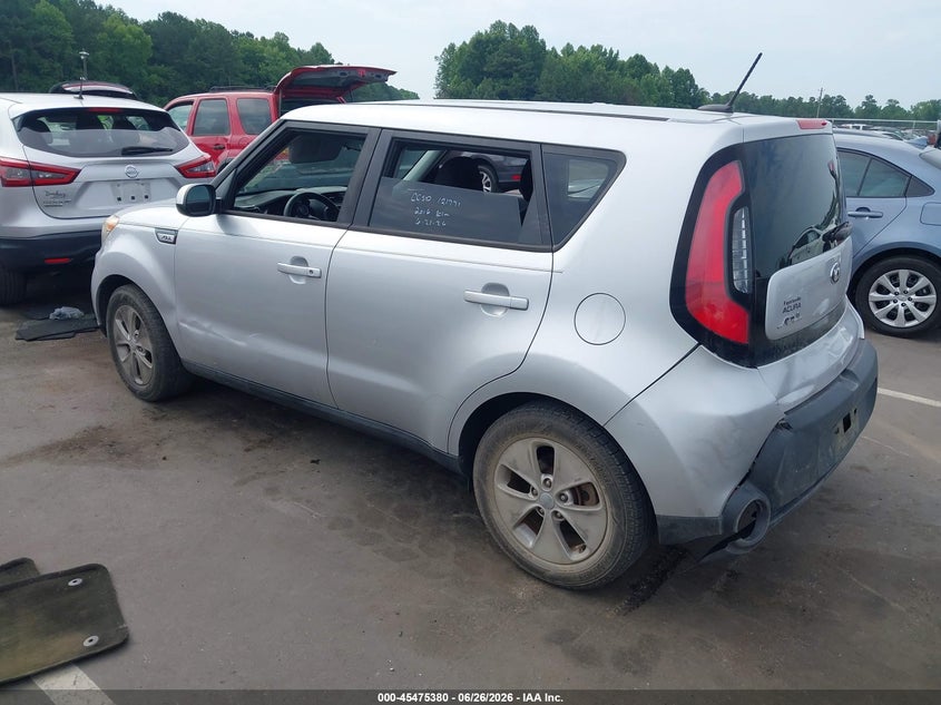 2016 Kia Soul VIN KNDJN2A23G7841880 IAAI salvage auction — THEFT, Salvage (North Carolina), sold $25 on 2026-07-29 (photo 3)