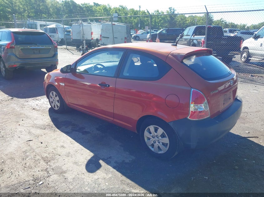 2009 Hyundai Accent VIN KMHCM36C79U140939 IAAI salvage auction — NORMAL WEAR, Clear (Maryland), sold $400 on 2026-07-07 (photo 3)