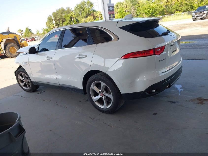 2019 Jaguar F-pace VIN SADCS2FX4KA601792 IAAI salvage auction — FRONT END, Salvage Title, sold $1,100 on 2026-07-29 (photo 3)