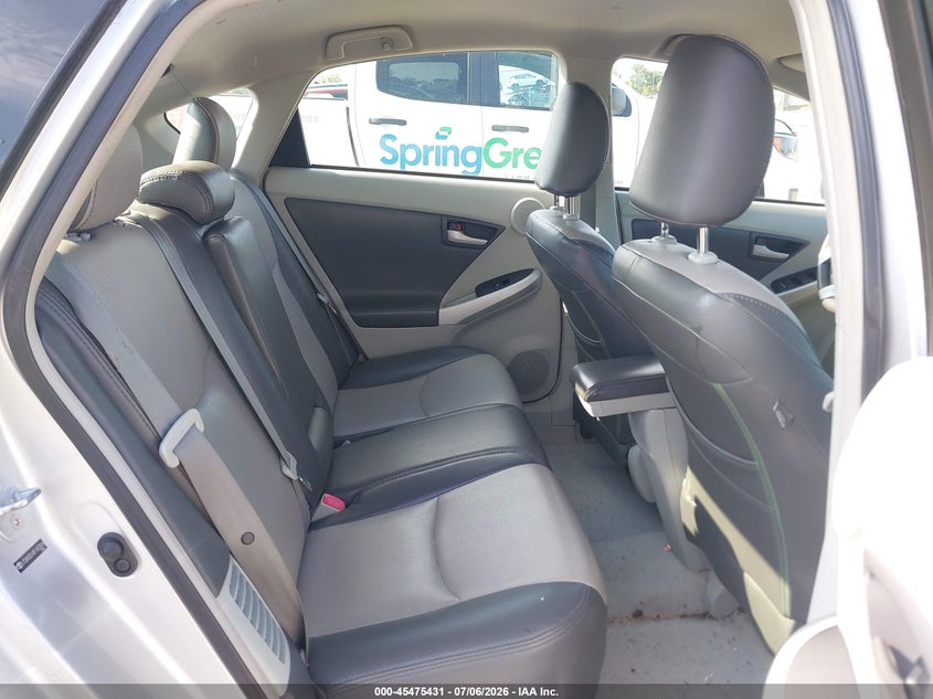 2011 Toyota Prius VIN JTDKN3DU4B1403209 IAAI salvage auction — FRONT END, Clear (Virginia), sold $1,250 on 2026-07-28 (photo 8)