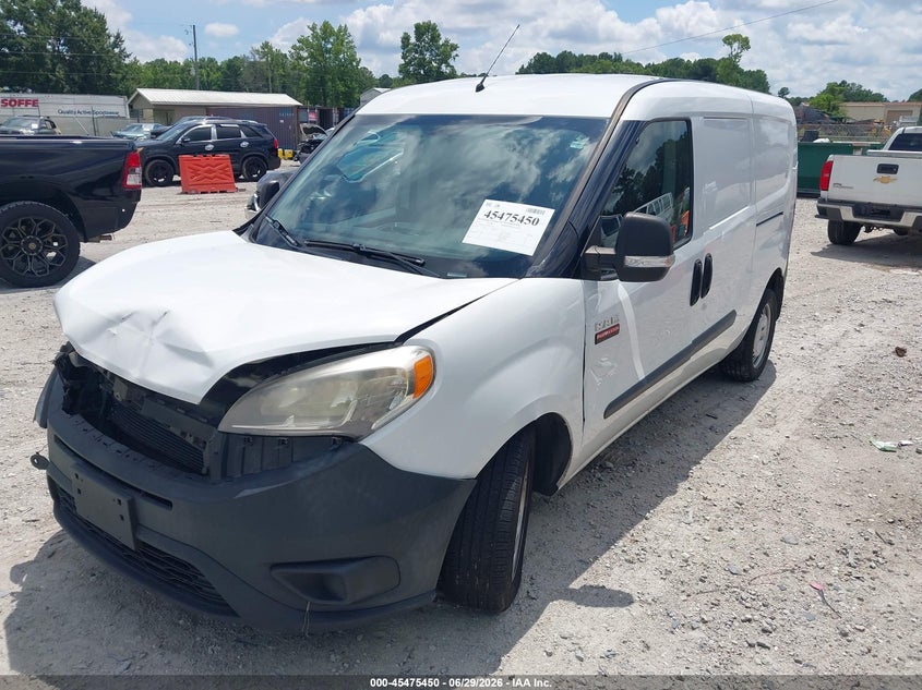 2017 Ram Promaster city VIN ZFBERFAB5H6E17465 IAAI salvage auction — FRONT END, Salvage (North Carolina), sold $575 on 2026-07-21 (photo 2)