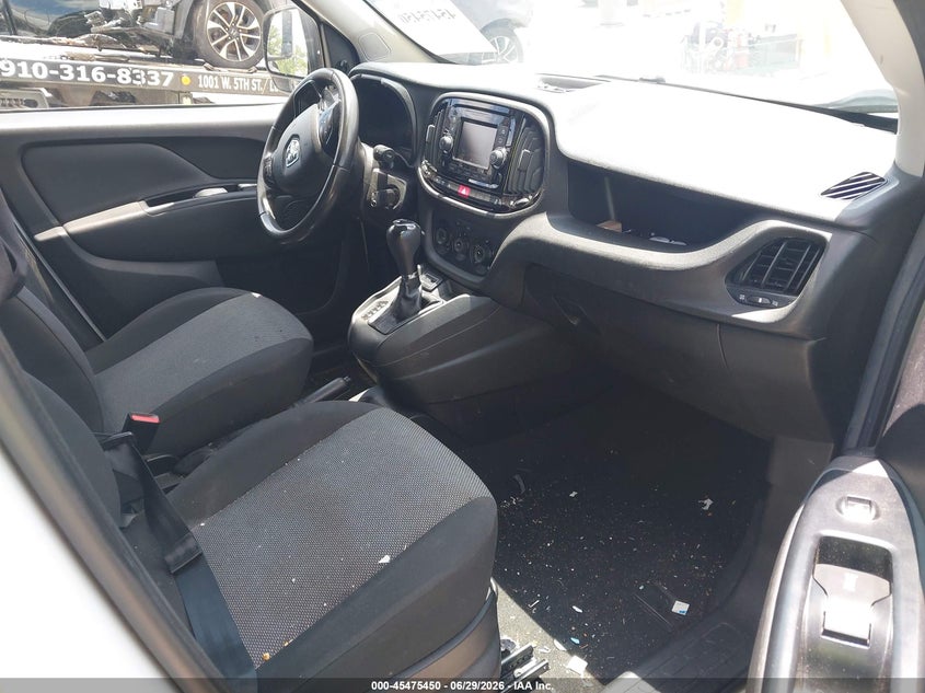 2017 Ram Promaster city VIN ZFBERFAB5H6E17465 IAAI salvage auction — FRONT END, Salvage (North Carolina), sold $575 on 2026-07-21 (photo 5)