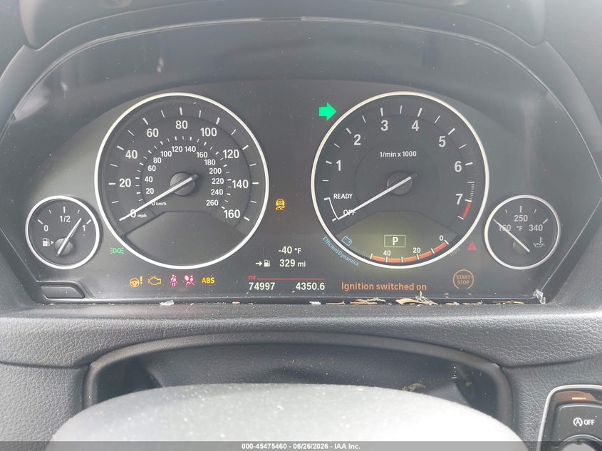 2018 BMW 3er VIN WBA8A3C51JA498954 IAAI salvage auction — FRONT END, Salvage Title, sold $825 on 2026-07-28 (photo 7)