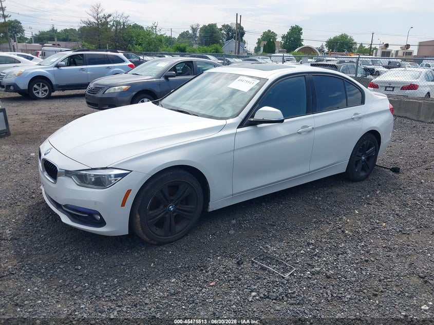 2016 BMW 3 series VIN WBA8E3G54GNT77559 IAAI salvage auction — NORMAL WEAR, Clear (New Jersey), sold $1,850 on 2026-07-20 (photo 2)