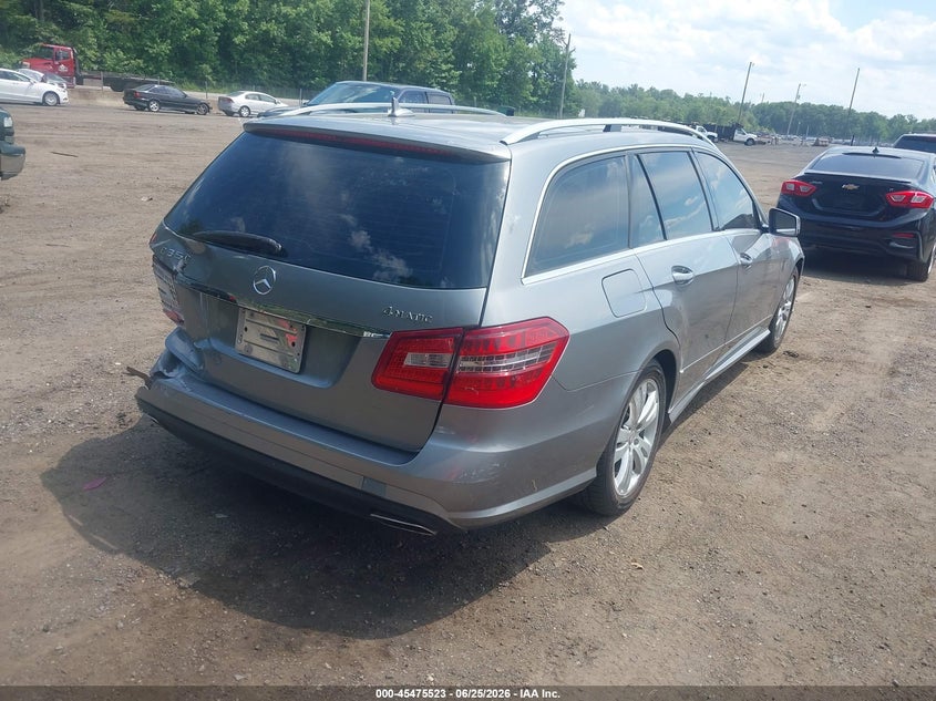2011 Mercedes-benz E-klasse VIN WDDHH8HBXBA228848 IAAI salvage auction — REAR END, Salvage - Greater Than 75% (Maryland), sold $50 on 2026-07-22 (photo 4)