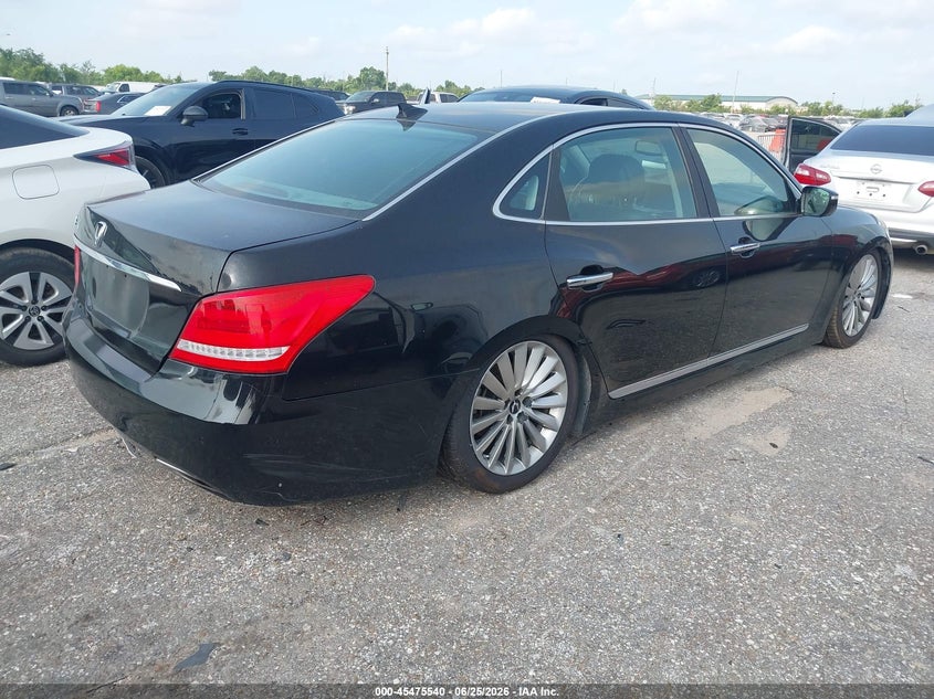 2016 Hyundai Equus VIN KMHGH4JHXGU102407 IAAI salvage auction — NORMAL WEAR, Original (Texas), sold $2,375 on 2026-07-29 (photo 4)