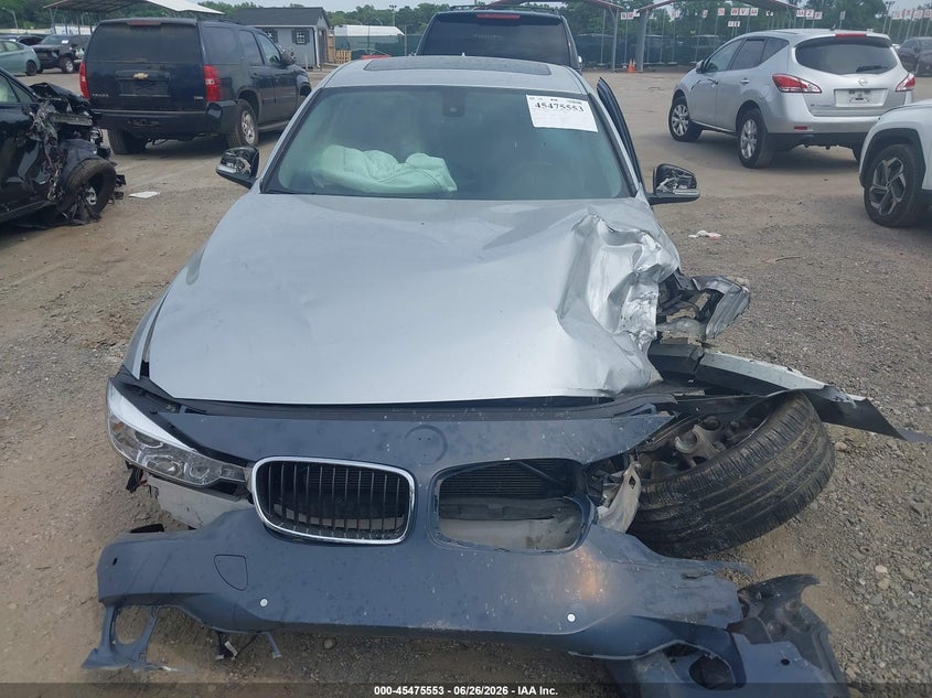 2015 BMW 3er VIN WBA3C1C58FP853261 IAAI salvage auction — FRONT END, Salvage Title, sold $325 on 2026-08-13 (photo 6)