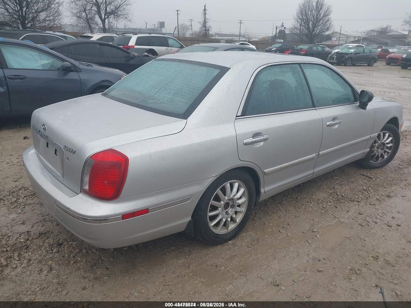 2005 Hyundai Xg VIN KMHFU45EX5A422302 IAAI salvage auction — ENGINE DAMAGE, Salvage (Idaho), sold $25 on 2026-07-28 (photo 4)