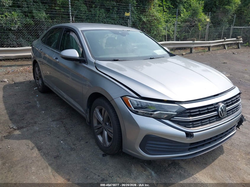 2022 Volkswagen Jetta VIN 3VWEM7BU2NM004510 IAAI salvage auction — LEFT FRONT, Salvage (North Carolina), sold $3,150 on 2026-07-30 (photo 1)