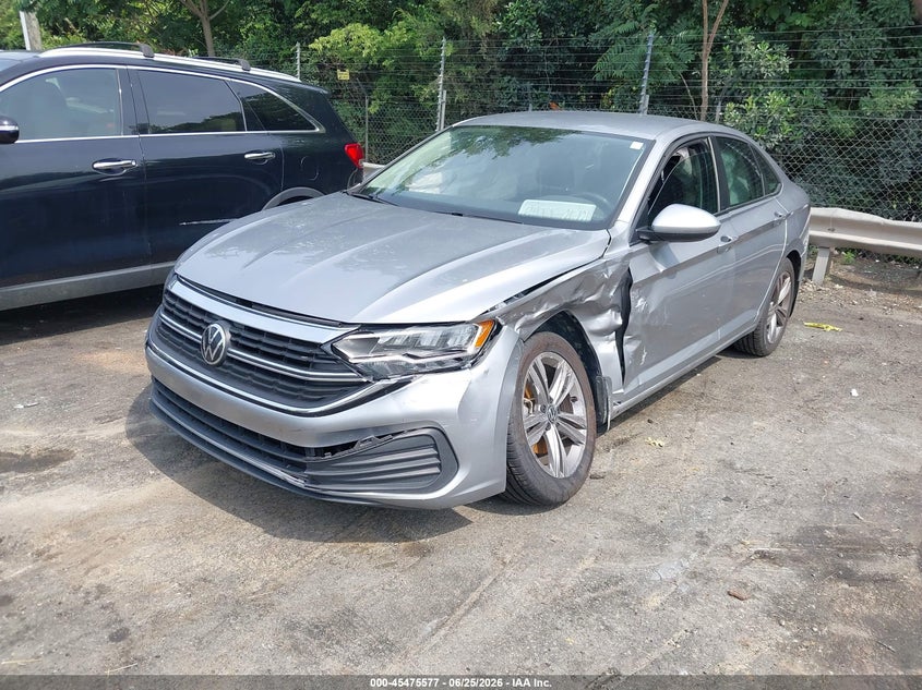 2022 Volkswagen Jetta VIN 3VWEM7BU2NM004510 IAAI salvage auction — LEFT FRONT, Salvage (North Carolina), sold $3,150 on 2026-07-30 (photo 2)