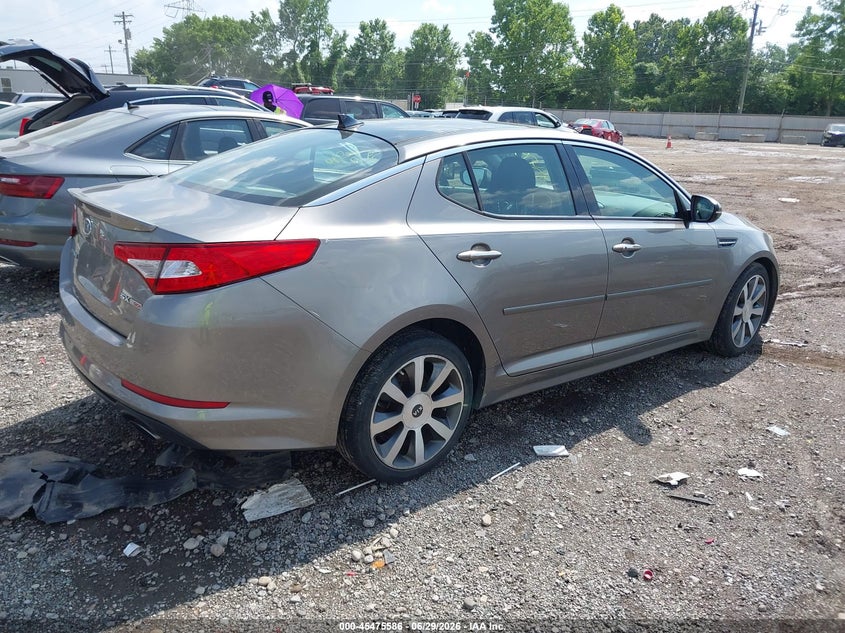 2012 Kia Optima VIN 5XXGR4A69CG011452 IAAI salvage auction — SIDE, Salvage (Ohio), sold $2,000 on 2026-07-23 (photo 4)