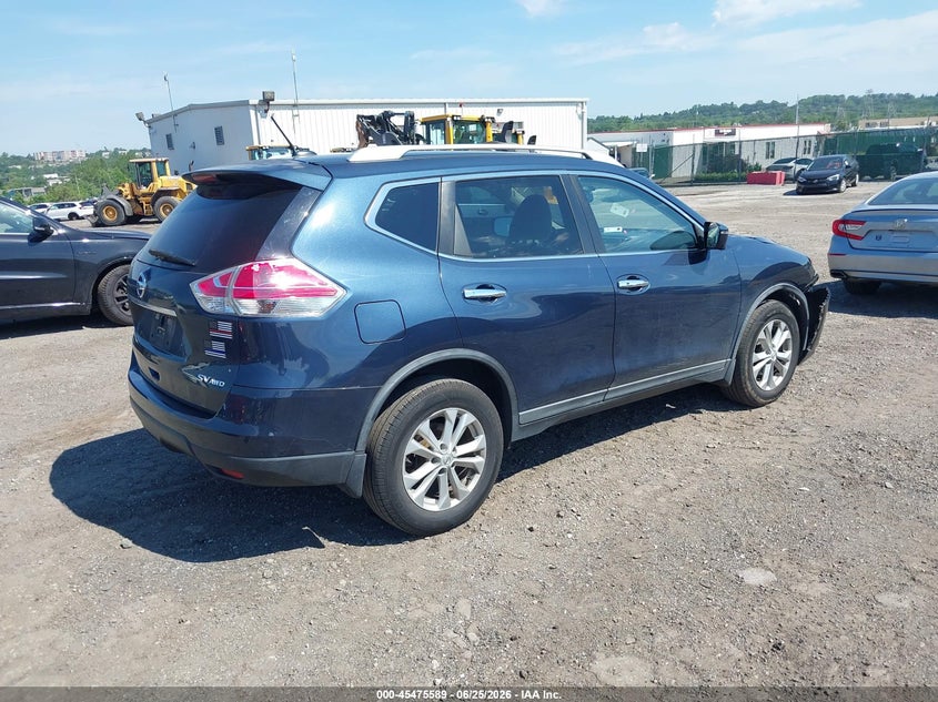 2016 Nissan Rogue VIN KNMAT2MV7GP704811 IAAI salvage auction — FRONT END, Salvage (Pennsylvania), sold $925 on 2026-07-24 (photo 4)