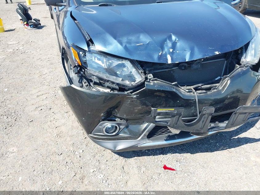 2016 Nissan Rogue VIN KNMAT2MV7GP704811 IAAI salvage auction — FRONT END, Salvage (Pennsylvania), sold $925 on 2026-07-24 (photo 6)