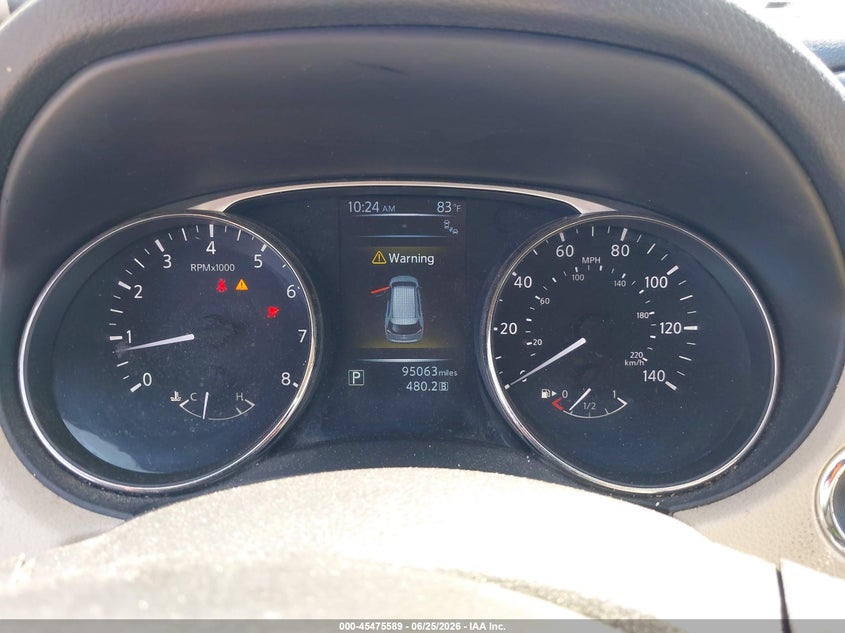 2016 Nissan Rogue VIN KNMAT2MV7GP704811 IAAI salvage auction — FRONT END, Salvage (Pennsylvania), sold $925 on 2026-07-24 (photo 7)