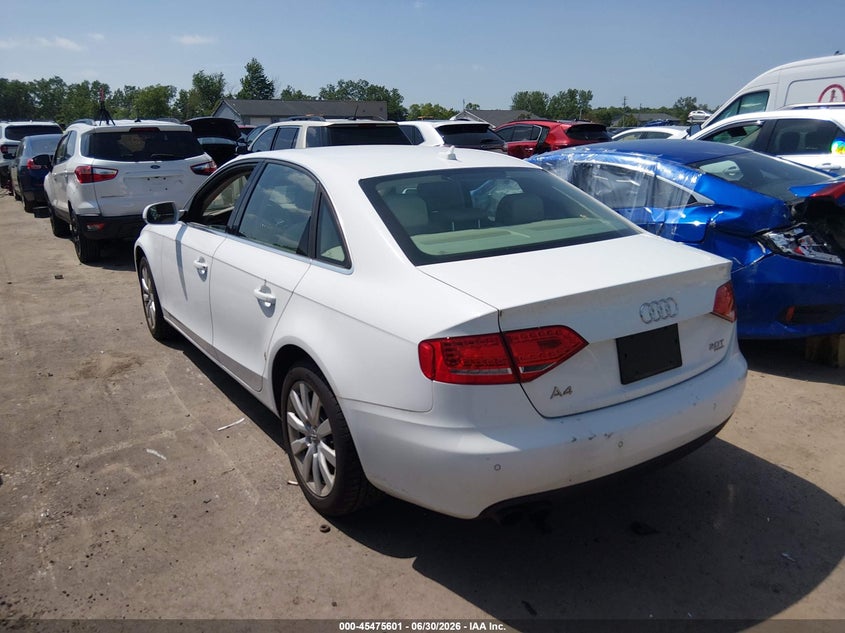 2011 Audi A4 VIN WAUFFAFL7BN051949 IAAI salvage auction — HAIL, Salvage (Ohio), sold $1,350 on 2026-07-28 (photo 3)