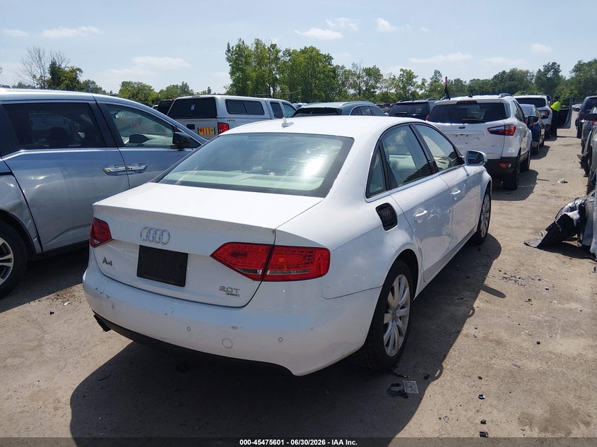2011 Audi A4 VIN WAUFFAFL7BN051949 IAAI salvage auction — HAIL, Salvage (Ohio), sold $1,350 on 2026-07-28 (photo 4)