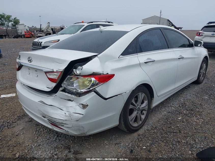 2013 Hyundai Sonata VIN 5NPEC4AC6DH800419 IAAI salvage auction — REAR END, Salvage Title, sold $500 on 2026-07-23 (photo 4)