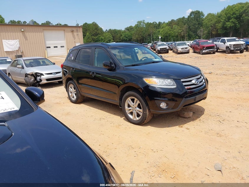 2012 Hyundai Santa fe VIN 5XYZHDAGXCG125461 IAAI salvage auction — REAR END, Salvage (North Carolina), sold $1,250 on 2026-07-13 (photo 1)