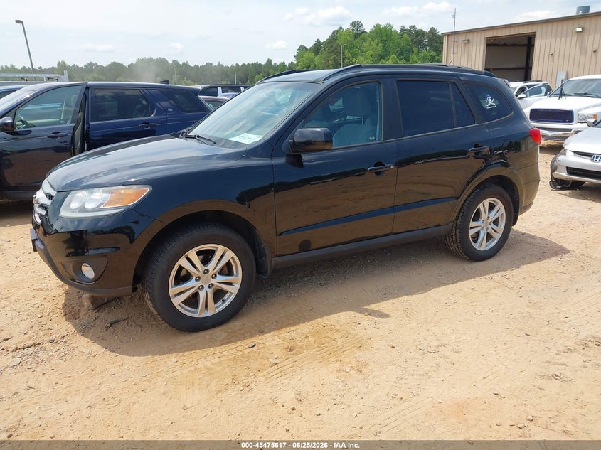 2012 Hyundai Santa fe VIN 5XYZHDAGXCG125461 IAAI salvage auction — REAR END, Salvage (North Carolina), sold $1,250 on 2026-07-13 (photo 2)
