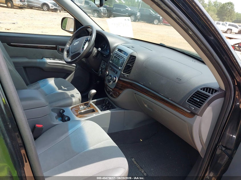 2012 Hyundai Santa fe VIN 5XYZHDAGXCG125461 IAAI salvage auction — REAR END, Salvage (North Carolina), sold $1,250 on 2026-07-13 (photo 5)