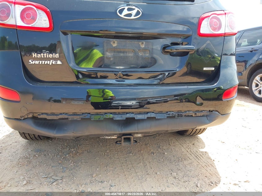 2012 Hyundai Santa fe VIN 5XYZHDAGXCG125461 IAAI salvage auction — REAR END, Salvage (North Carolina), sold $1,250 on 2026-07-13 (photo 6)